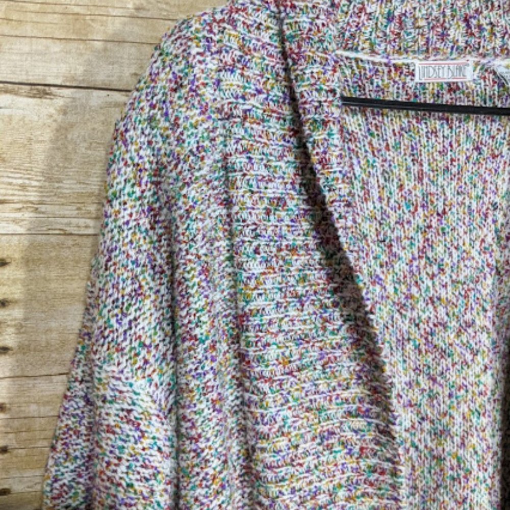 Vintage Multi-Color Long Sweater - Picture 4 of 10